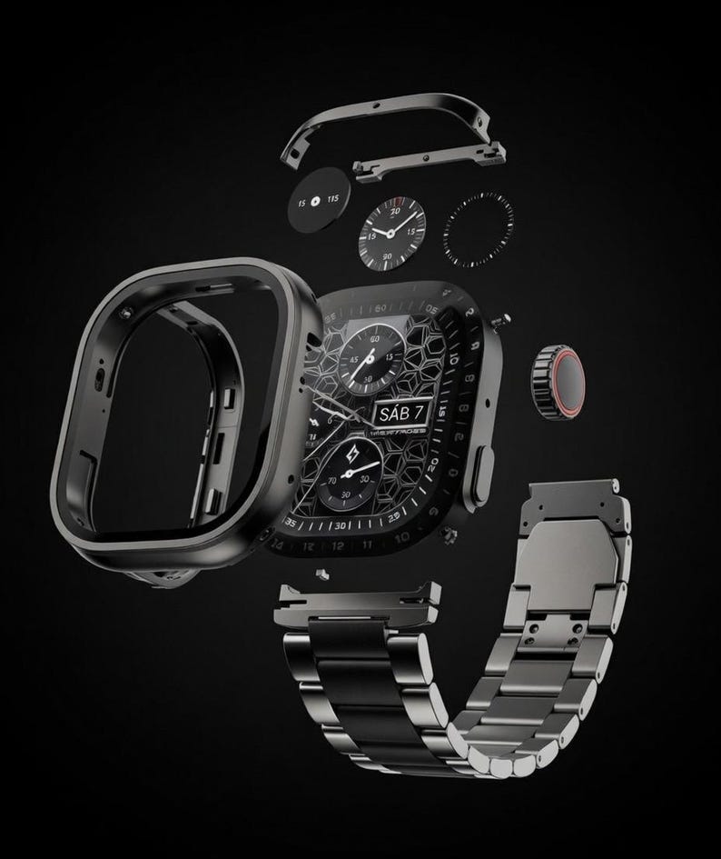 SILV- Digital Watch Face for A. Watch Ultra (clockology App) - Etsy