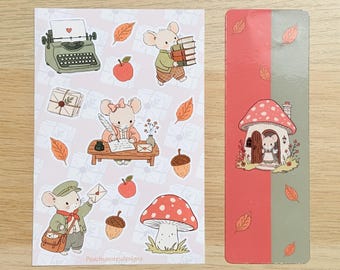 Little Mouse Letter Club Journaling Kit | Whimsical Stationery & Fall Journal Supplies