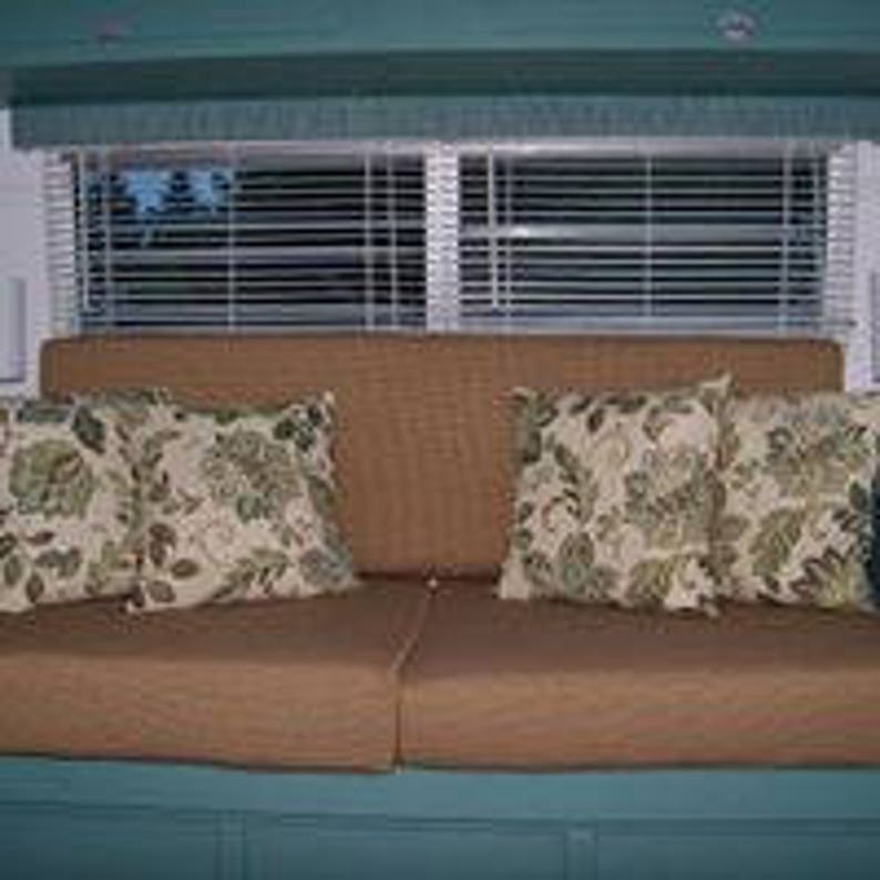 Vintage Camper Custom Made Cushion Covers Shasta Etsy