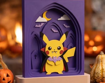Pikachu decorative frame