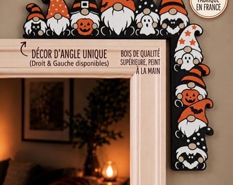 Halloween door corner decoration