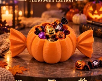Pumpkin candy bowl