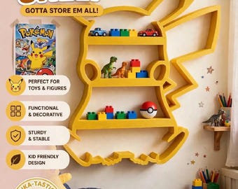 Adorabile mini mensola di Pikachu