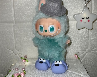 17cm Plushie Lavender Shoes/Grey Hat
