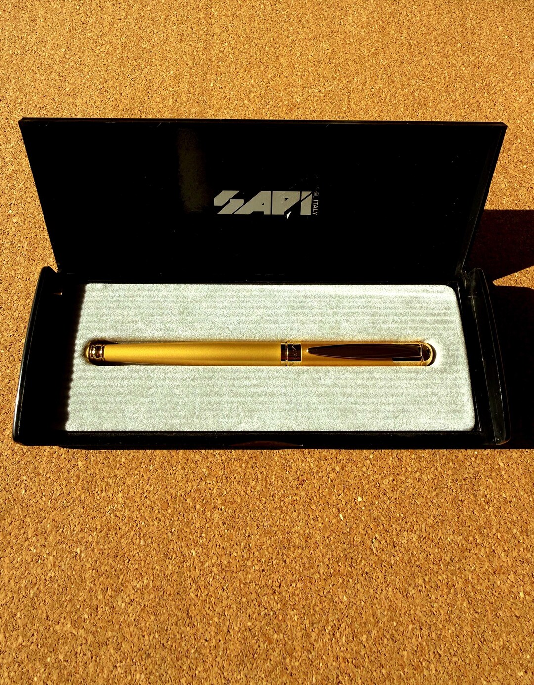 Gift Sapi SAPI Italy Satin Gold Ballpoint Pen: Luxury Writing Instrument - New ...