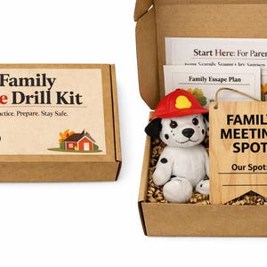 Family Fire Drill Kit | Emergency Preparedness Activity for Kids Ages 3-9