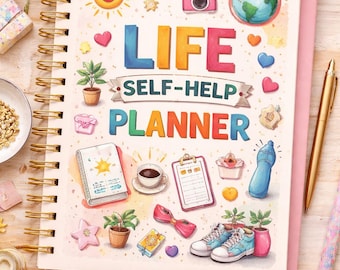 Life Self-Help Planner | Personal Growth, Goal Setting, Self-Care (Digital Download)