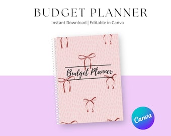 Beginner Budget Planner Printable | Monthly, Weekly Expense Tracker (Digital Download)