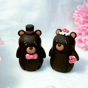 Bear Wedding Cake Toppers image 5