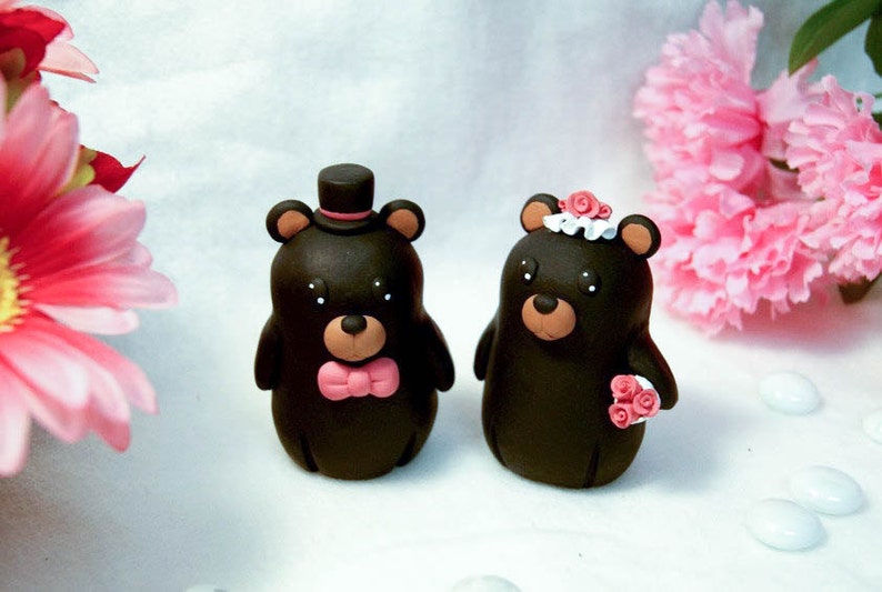 Bear Wedding Cake Toppers image 5
