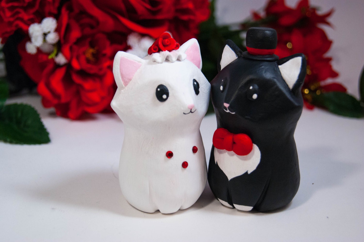 Cat Wedding Cake Toppers - Etsy