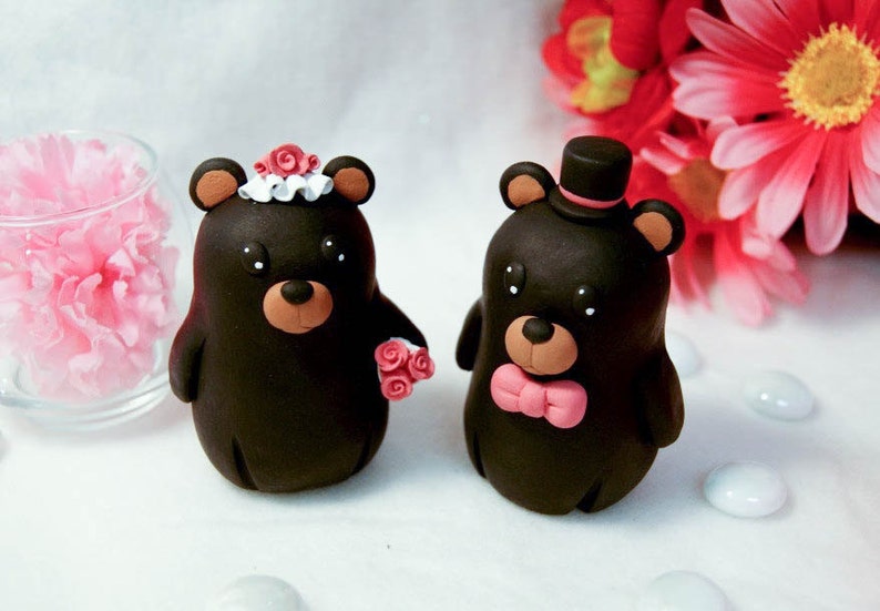 Bear Wedding Cake Toppers image 3