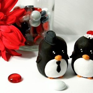 Penguin Wedding Cake Toppers image 2