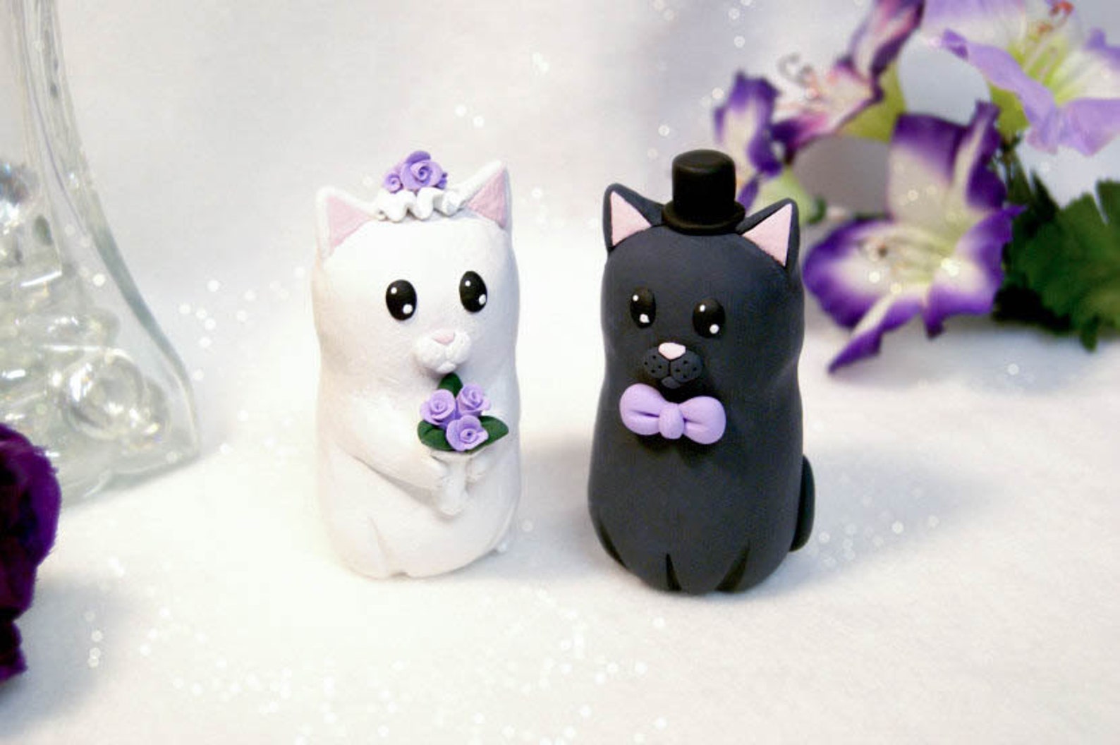 Cat Wedding Cake Toppers - Etsy
