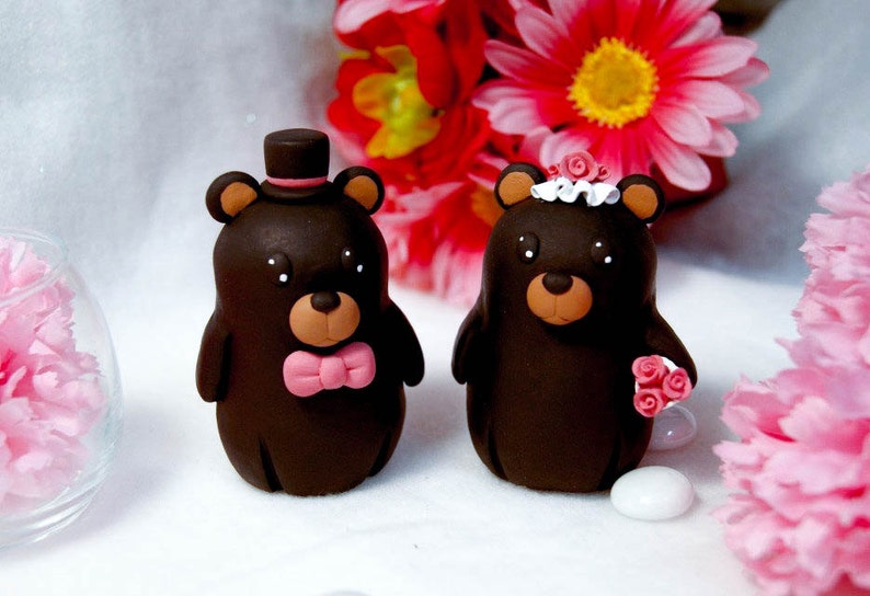 Bear Wedding Cake Toppers image 2