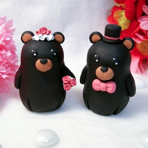 Bear Wedding Cake Toppers