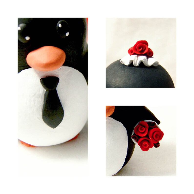 Penguin Wedding Cake Toppers image 4