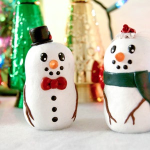 Snowman Wedding Cake Toppers image 5