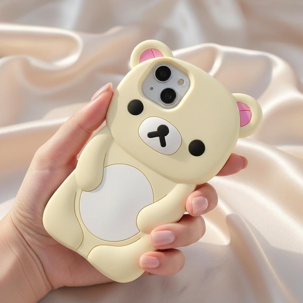 Rilakkuma シリコンジャケット iPhone 5/5s用 Rilakkuma シリコン