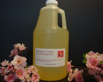 Assorted Scents Body & Massage Oil - 1/2 Gallon 64oz - Hair/Skin/Bath Oil