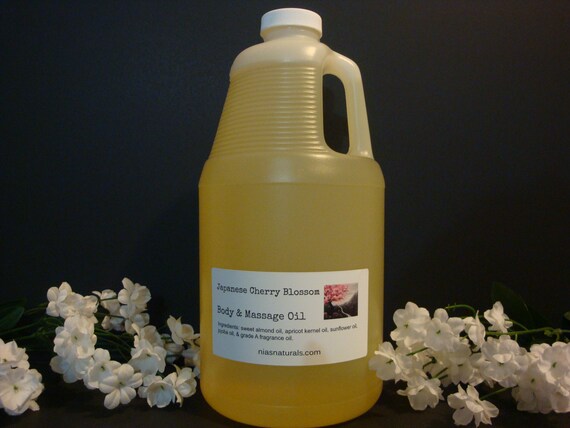 Japanese Cherry Blossom Body Massage Oil 1 2 Gallon 64oz Etsy Japanese Cherry Blossom Body Massage Oil 1 2 Gallon 64oz Etsy