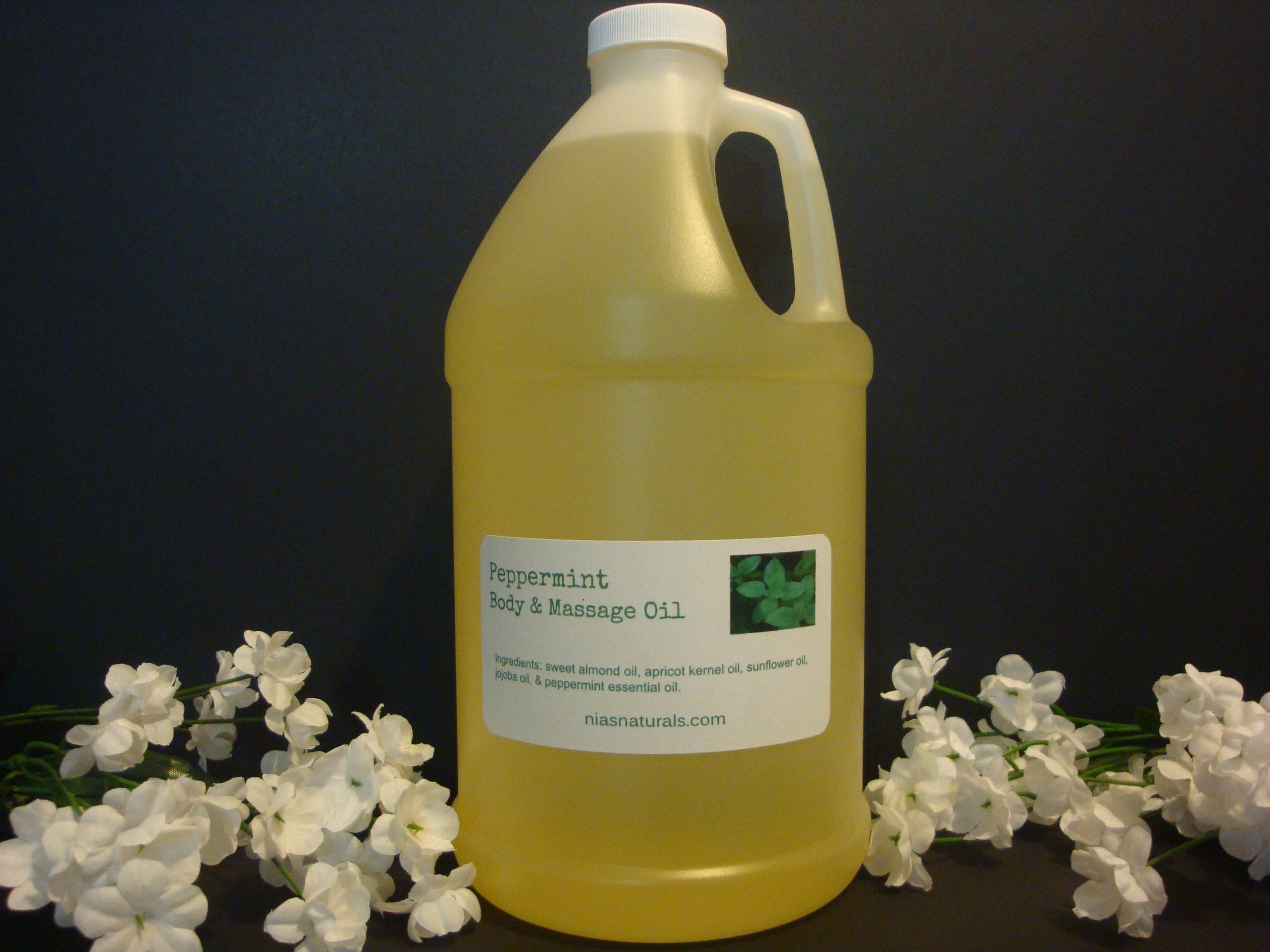 Peppermint Body & Massage Oil BLEND 100 Natural 1/2 Gallon Etsy