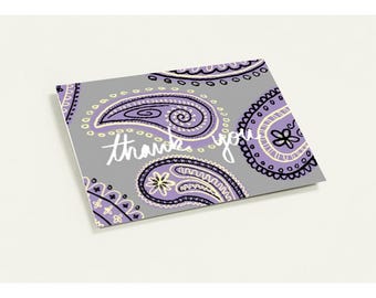 Paisley Thank You Note