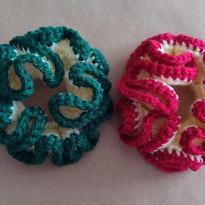 Crochet Scrunchie Set, Handmade Hair Accessories