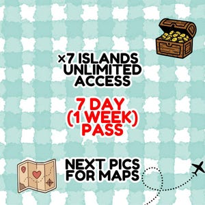 7 DAY x7 Island / Unlimited Access / Auto Restock / No Queues / 24/7 Islands / Grab All You Want