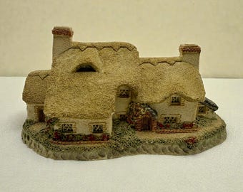 Vintage David Winter Yeomans Farmhouse Cottage-beeldje, Engels Cottagecore-decor