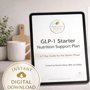 glp 1 nutrition support plan guide Glp 1 Nutrition Plan - Etsy