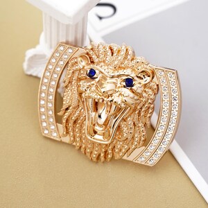 Gold Lion Head Belt - Etsy display picture 1