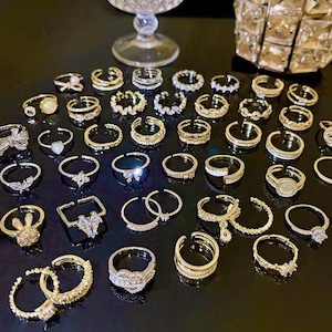 Mystery Ring Bag | Bag of 3, 5, or 10 Randomly Selected Gold Trendy Rings