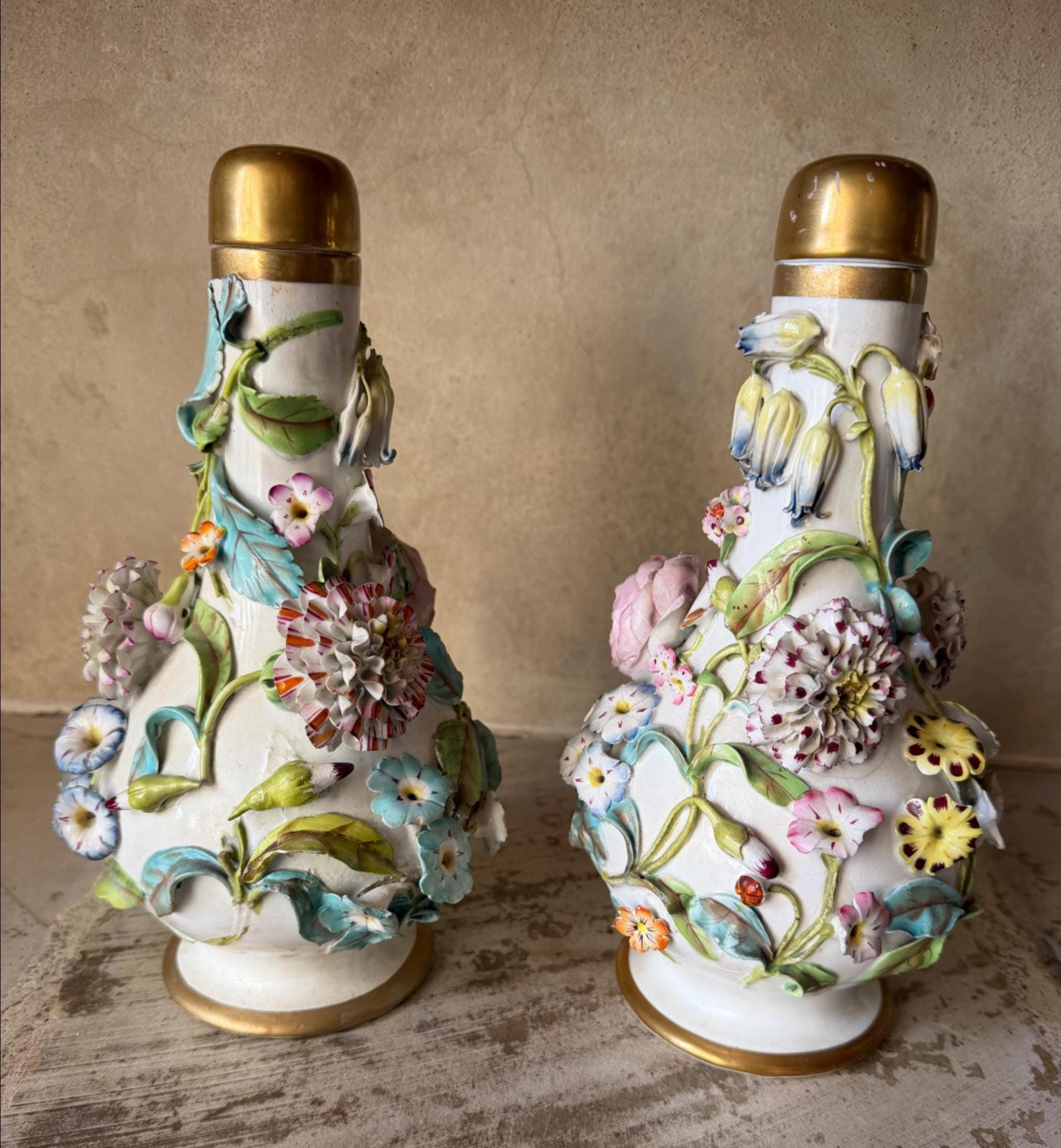 Coalport Coalbrookdale Flower Encrusted - Etsy