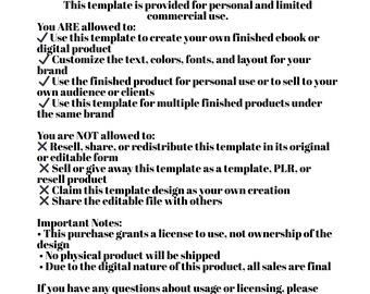 Canva E-Book Vorlage: Easy Edit, professionelles Layout (Digitaler Download)