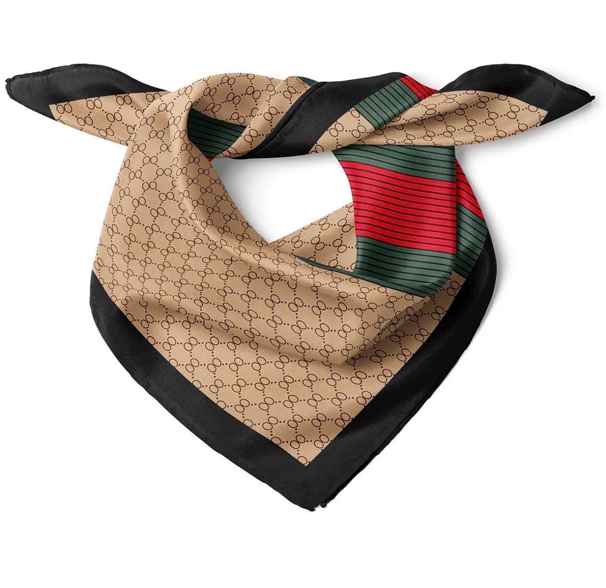 Vintage Silk Scarf Gucci - Etsy