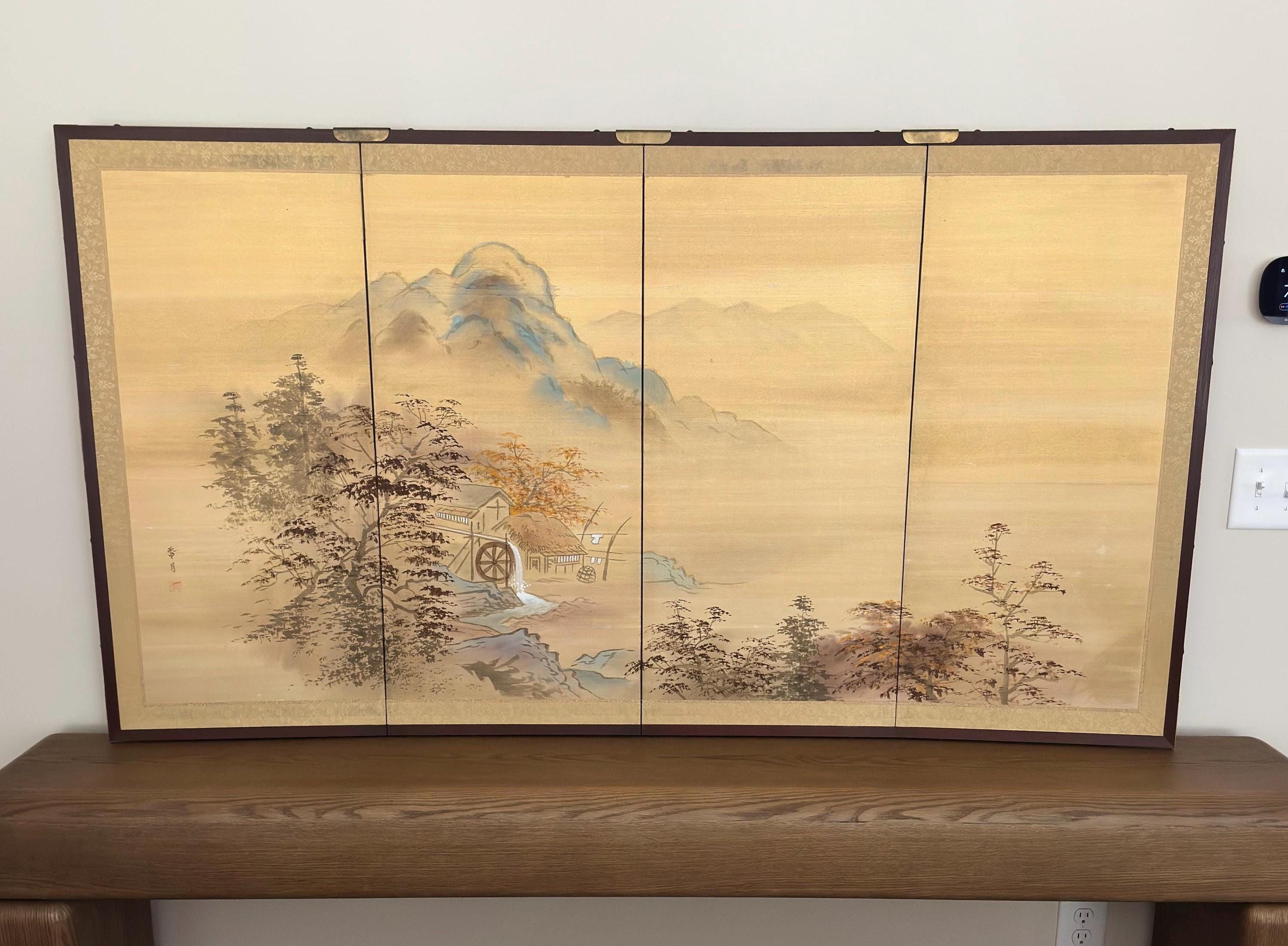 Antique Chinese Screen Panels - Etsy