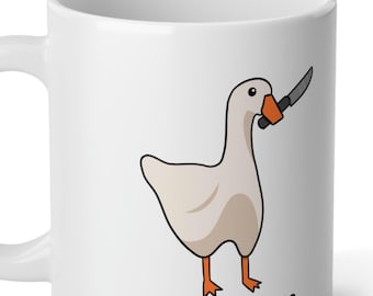 Taza de cerámica de 20 oz de Not So Silly Goose (apto para microondas y lavavajillas)