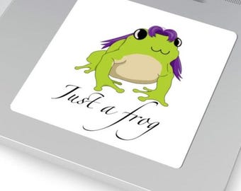 Pegatina de Jinshi - Diarios del boticario - Dibujo de la rana Jinshi