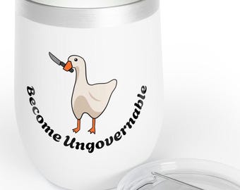 Conviértete en un ingobernable termo de ganso - Taza de café de ganso divertida