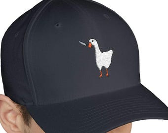 Gorra de ganso bordada / Gorra de béisbol cerrada estructurada / La paz nunca fue una opción