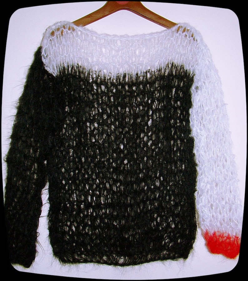 Johnny Rotten HoLEY MOHAiR SWeATER jUMPER Punk Rock | Etsy