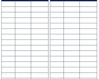 Minimalist Debt Payoff Tracker | White Blue Budget Planner (PDF Download)