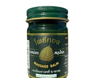 Traditionele authentieke Thaise kruiden natuurlijke groene balsem 50 g Thaise aromamassage Wellness