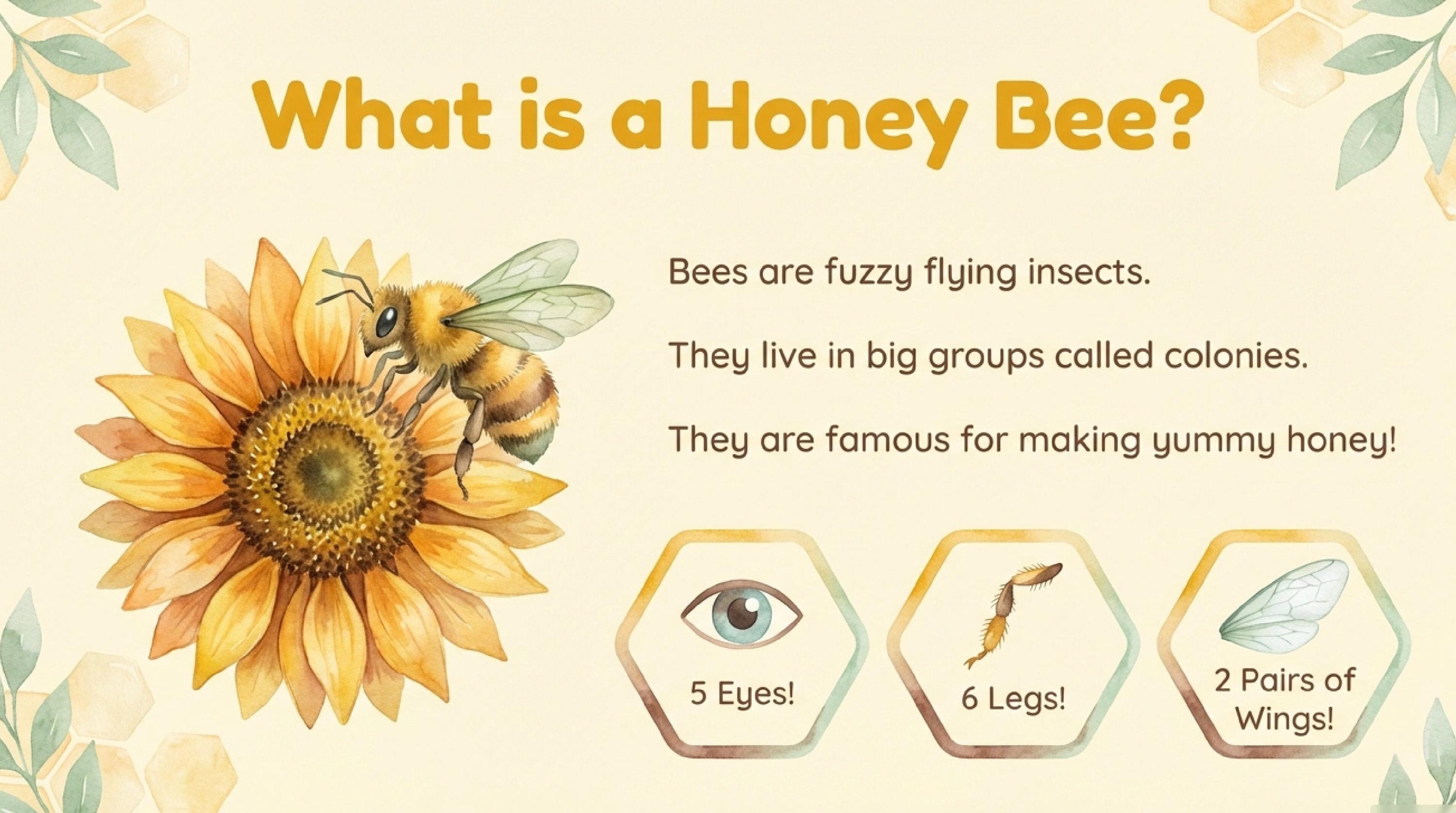 Bee Life Cycle Learning Chart | Honey Bee Stages Printable (digital ...