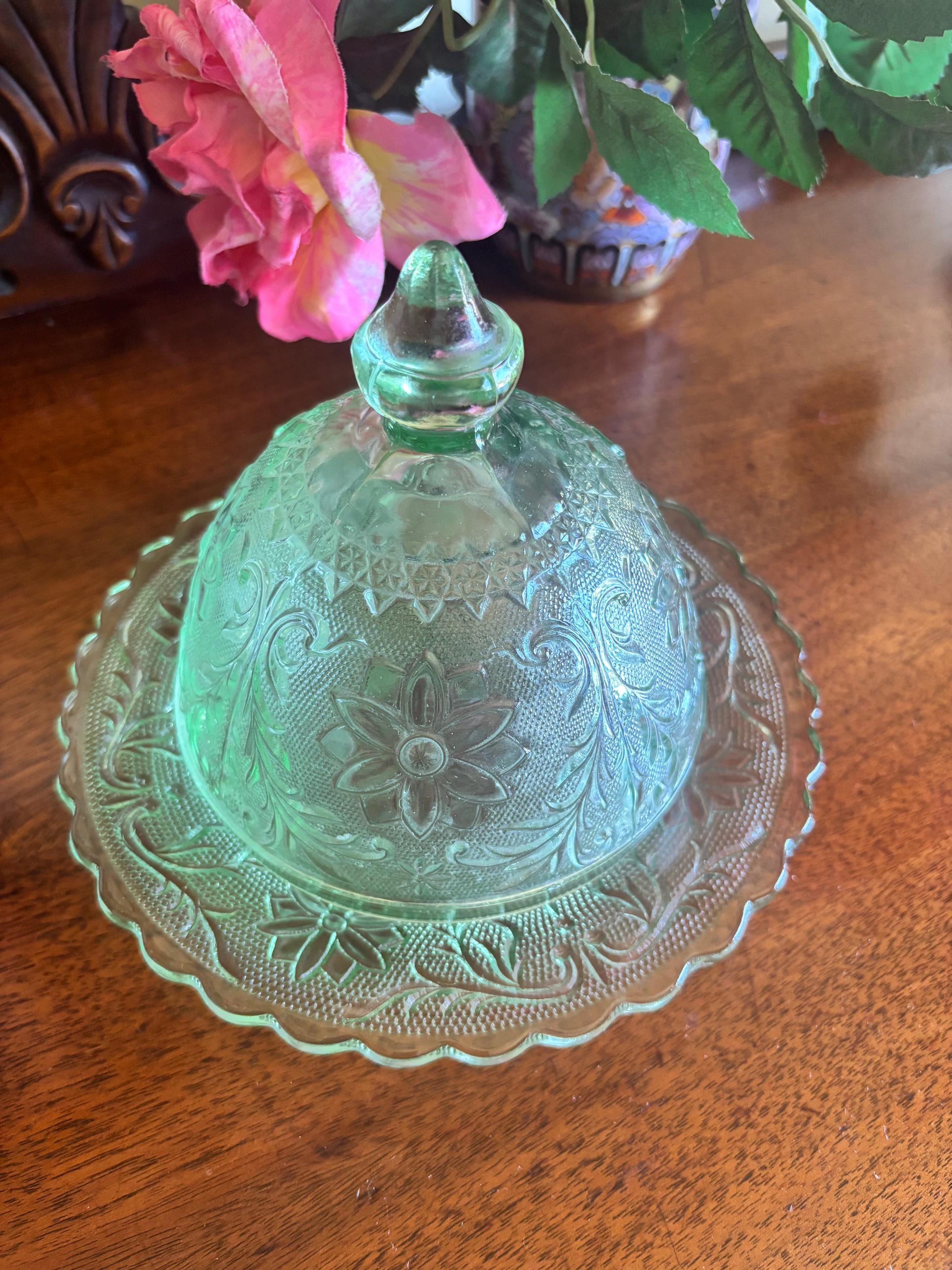 Green Indiana Glass - Etsy