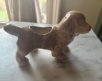 McCoy Vintage 1930's Cocker Spaniel 4.25" Planter