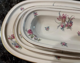 Vintage Rosendahl 'Winifred' pattern platter set