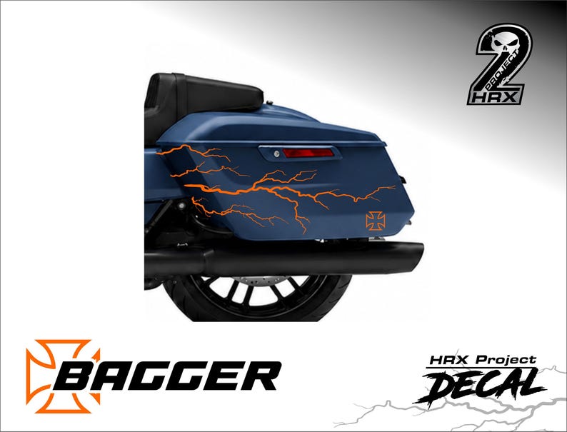 Thunder Decoration Kit for Bagger Motorcycles - Etsy