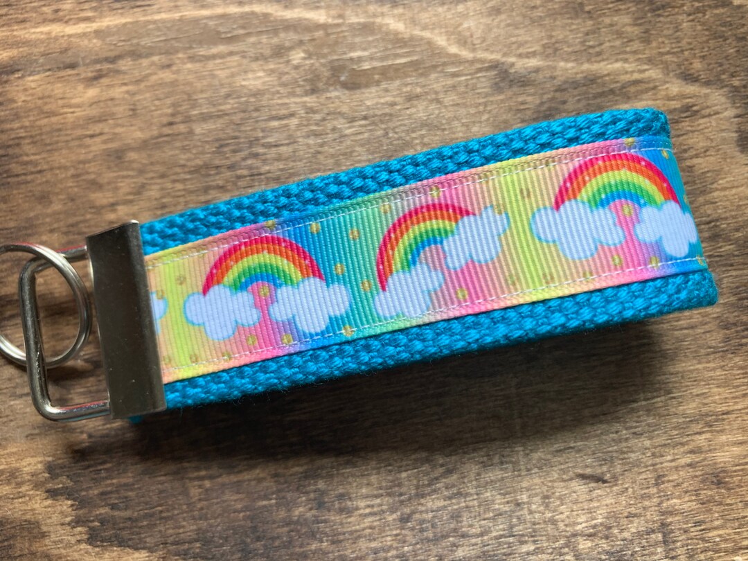 Rainbow 4 Inch Key Chain Key Fob Makes a Great Gift - Etsy